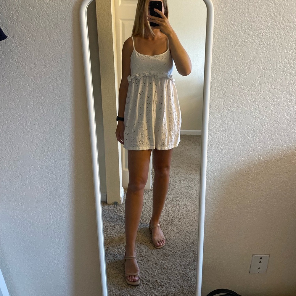 ASOS eyelet beach dress babydoll style